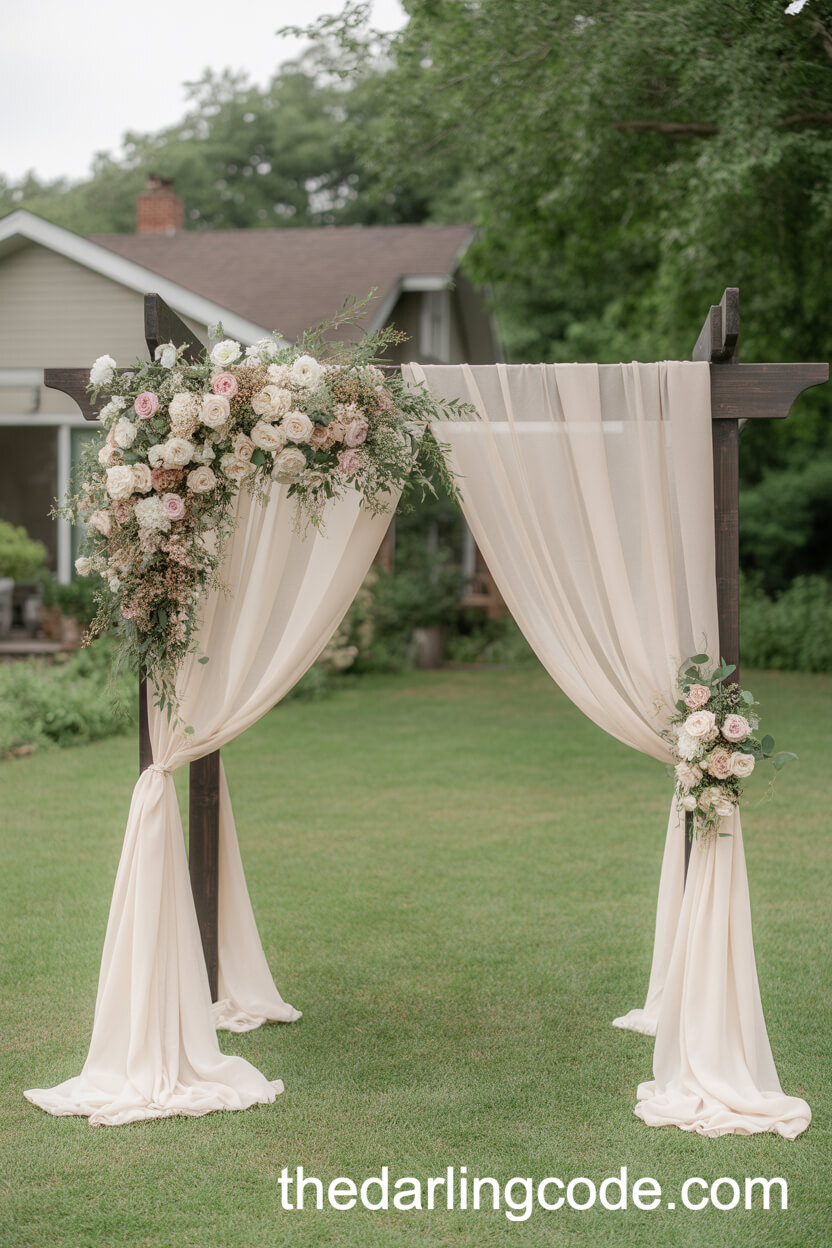 Elegant Wedding Arch Décor