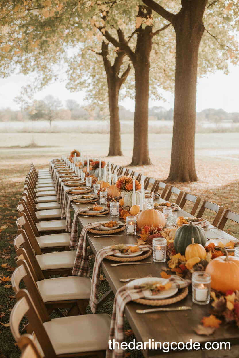 Rustic Autumn Barn Table Celebration