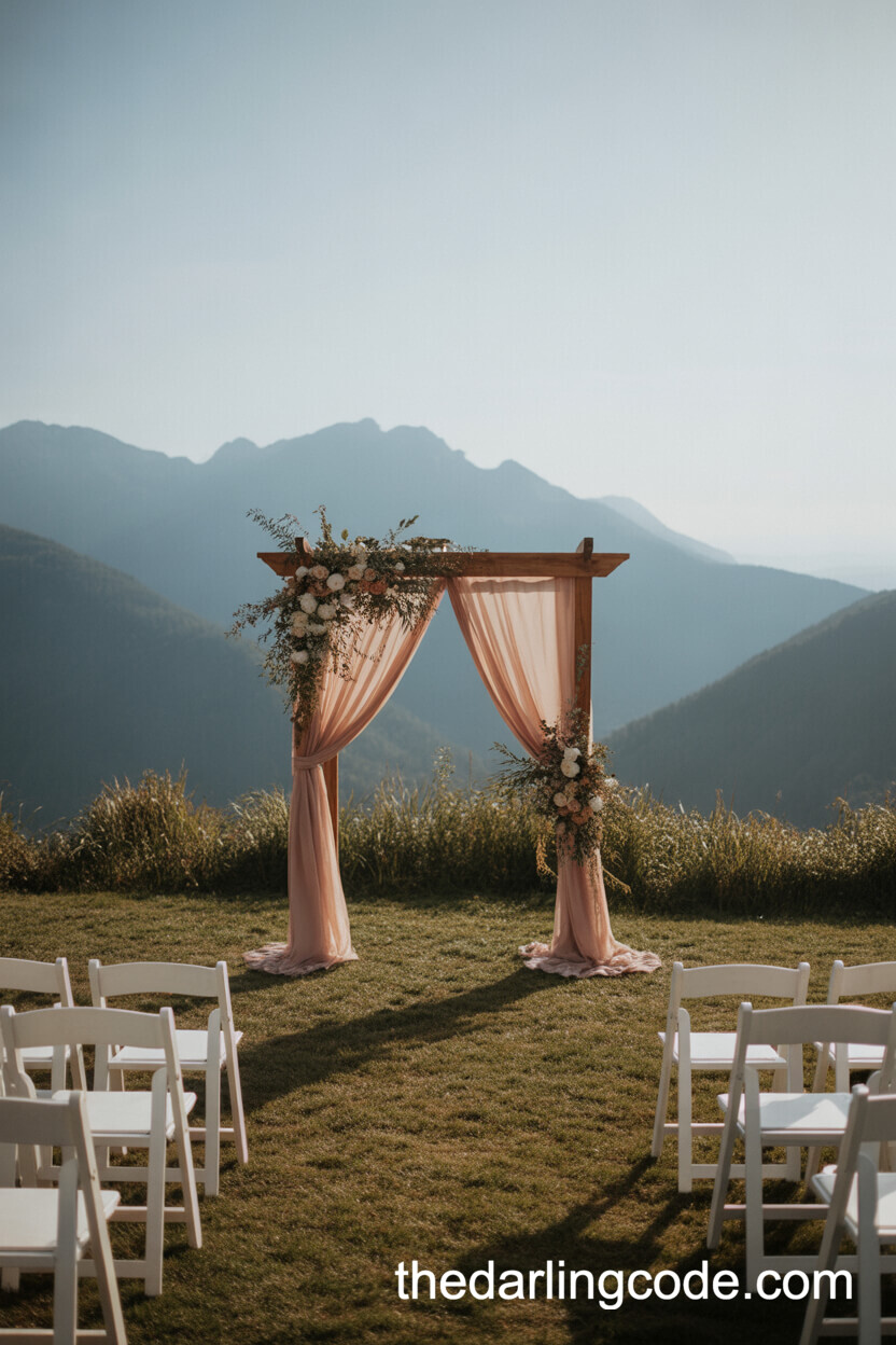 A Sunrise Ceremony In A Private Clearing