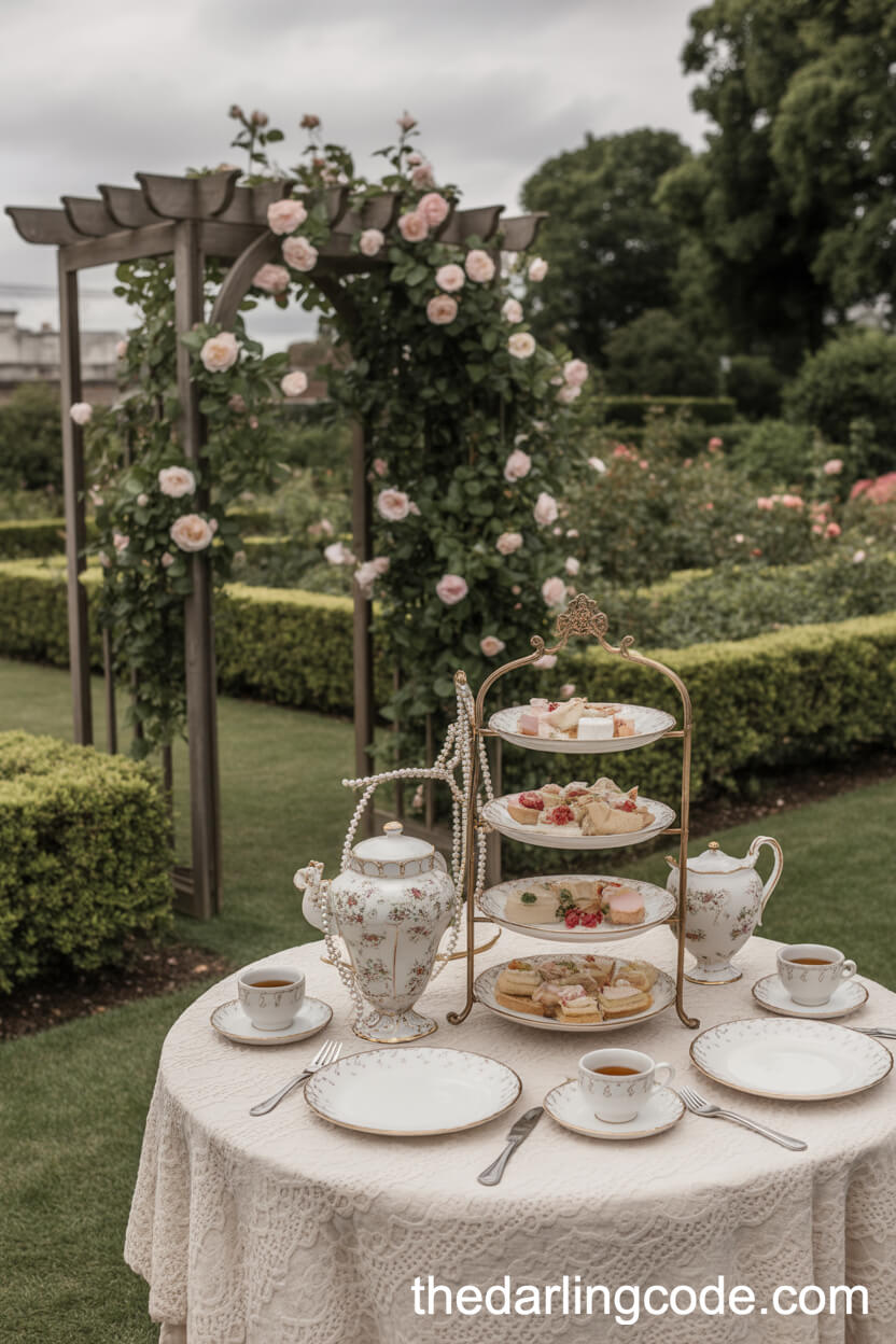 English Garden Tea Party Wedding