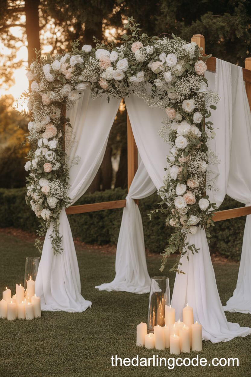 Picture-Perfect Garden Arbor Ceremony Space