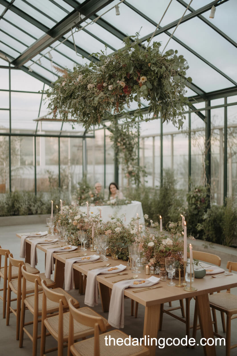 Romantic Greenhouse Wedding Celebration