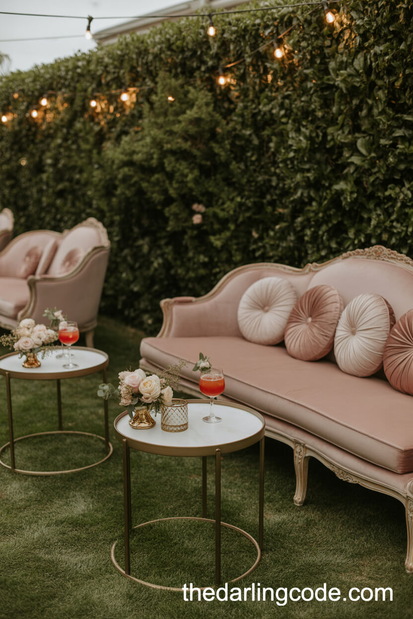 Luxurious Outdoor Lounge For Intimate Gatherings