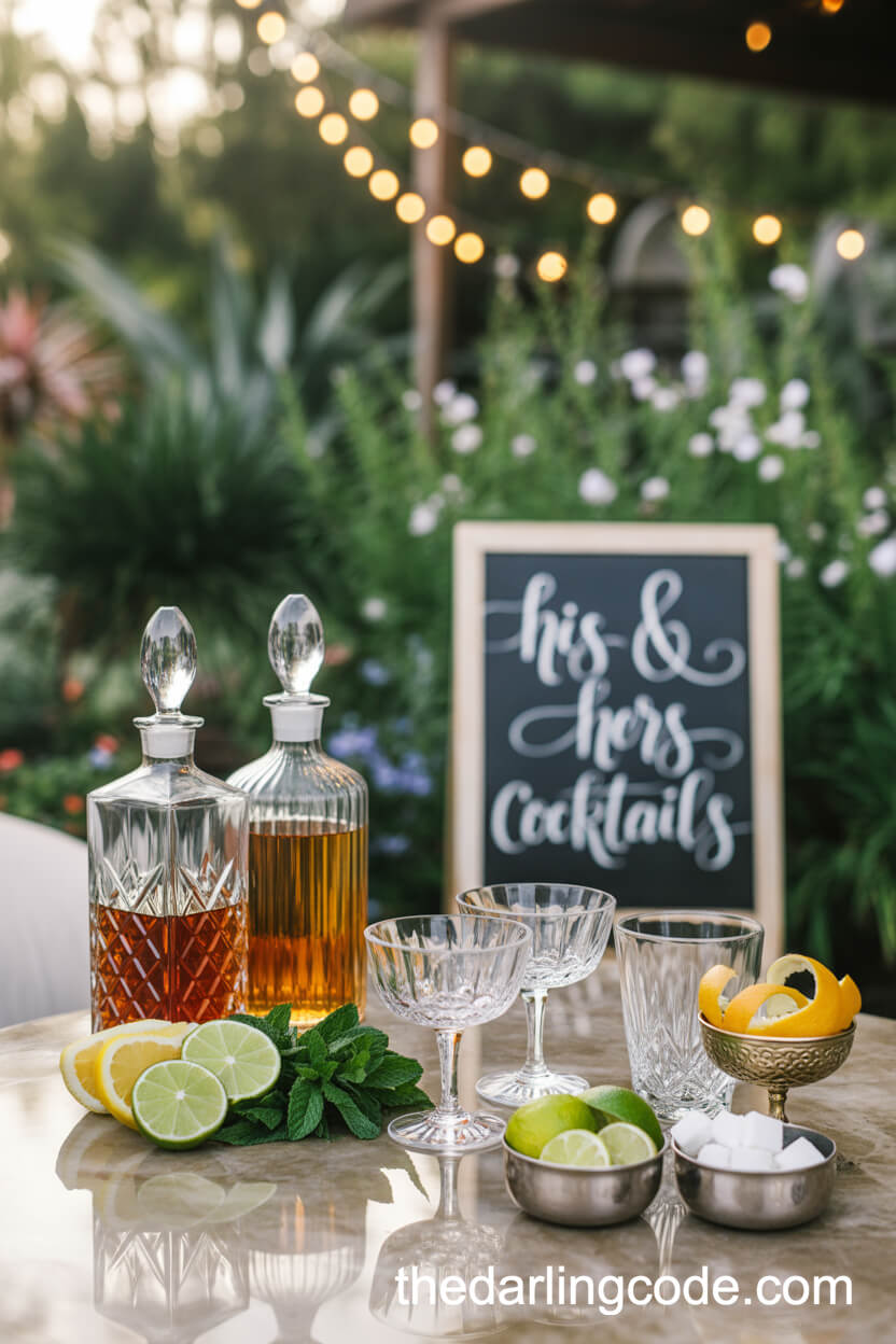 Chic Signature Cocktail Bar Experience