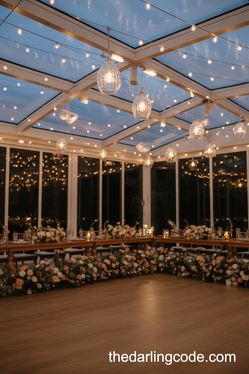 Magical Ceiling Of Lanterns And Fairy Lights