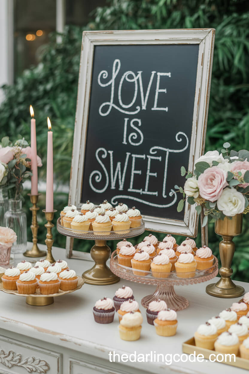 Stylish Dessert Table With Whimsical Accents