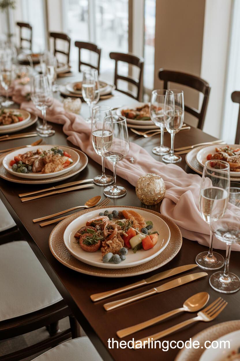Family-Style Dining Table For A Cozy Celebration