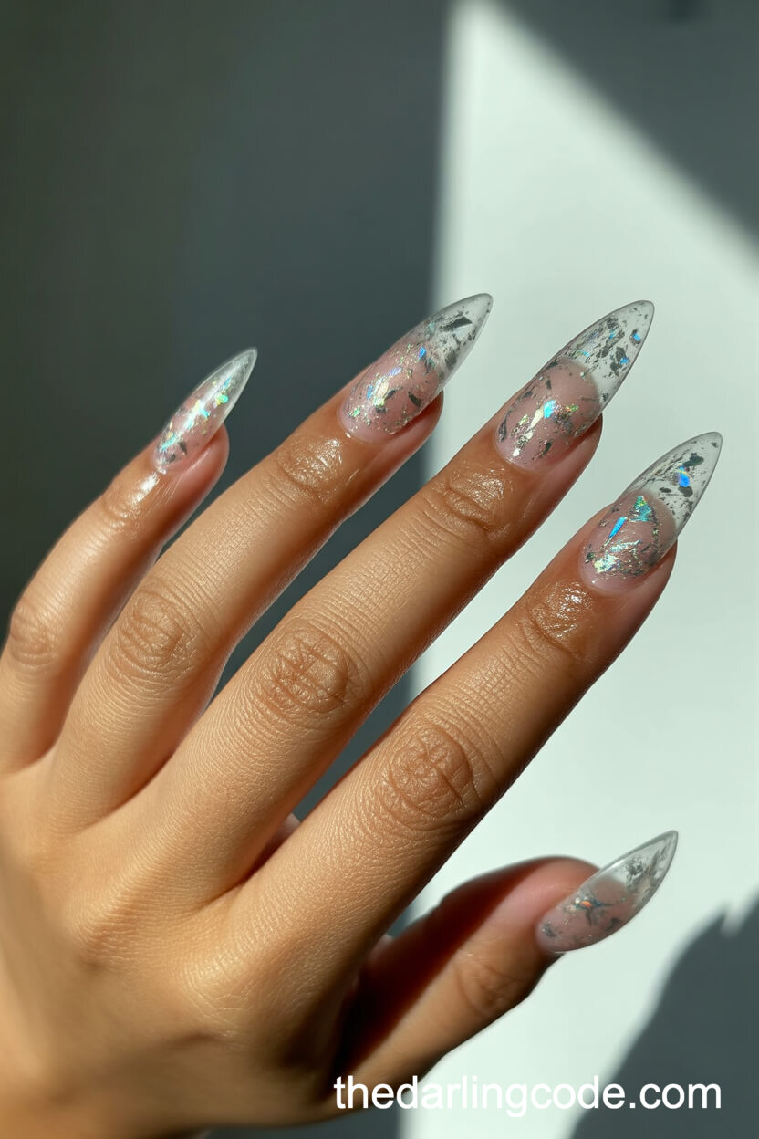 Chunky Holographic Silver Glitter