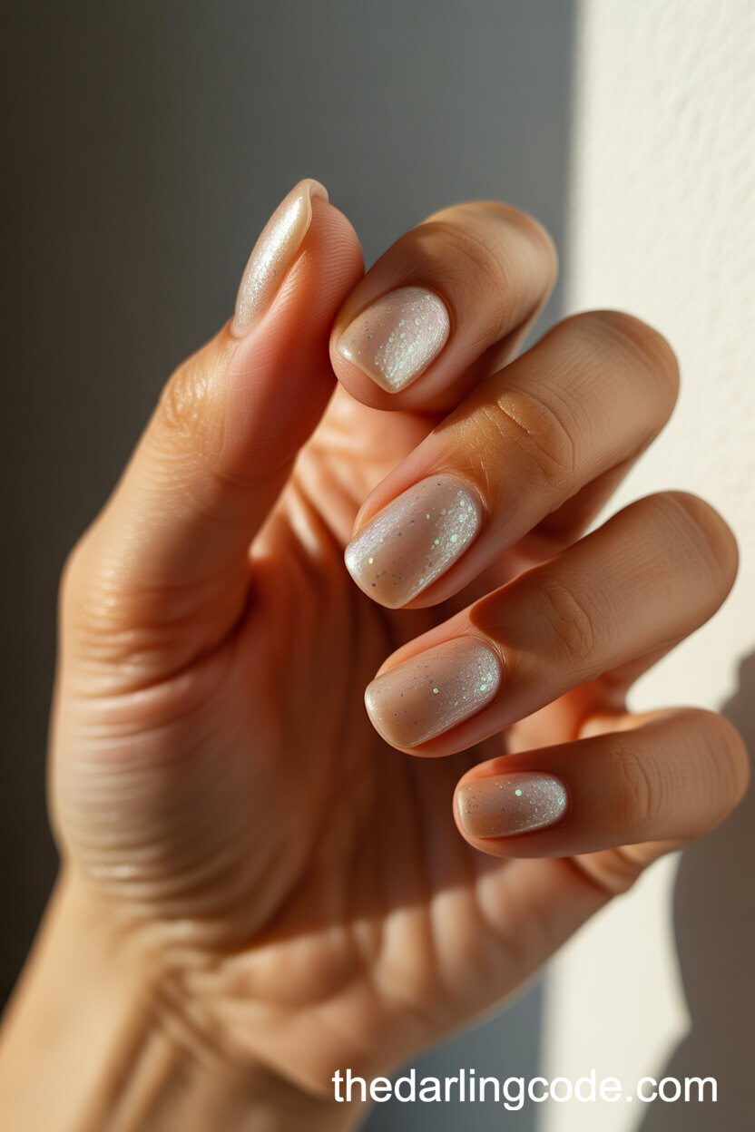 Aurora Borealis Micro-Glitter Topcoat