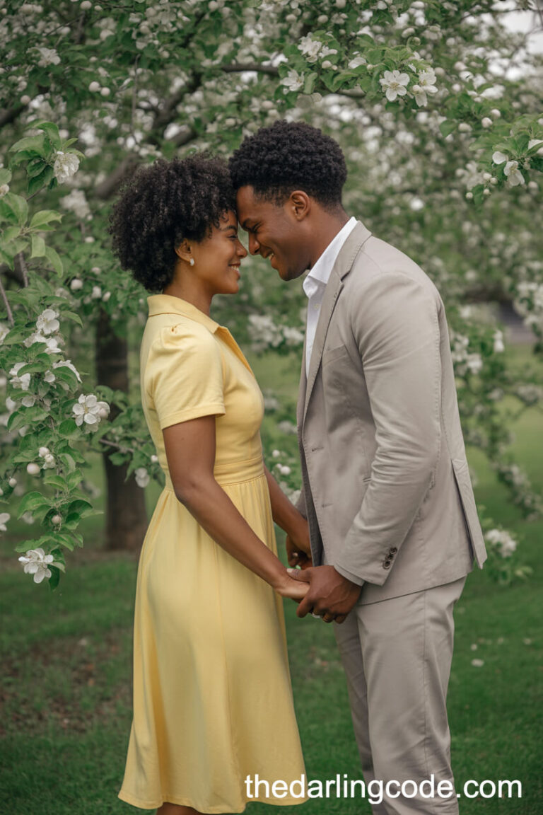 spring engagement photos outfits