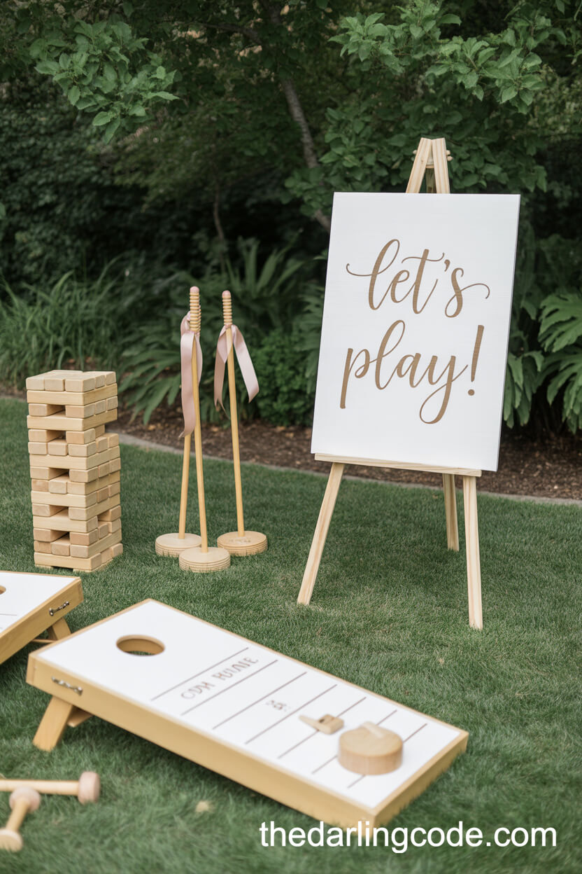 Backyard Lawn Games For Wedding Fun