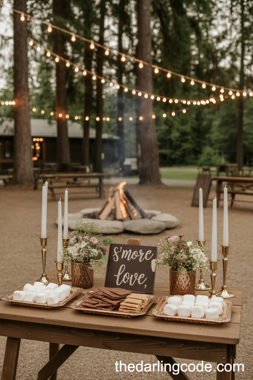 Gourmet S’Mores Bar With Artisanal Treats