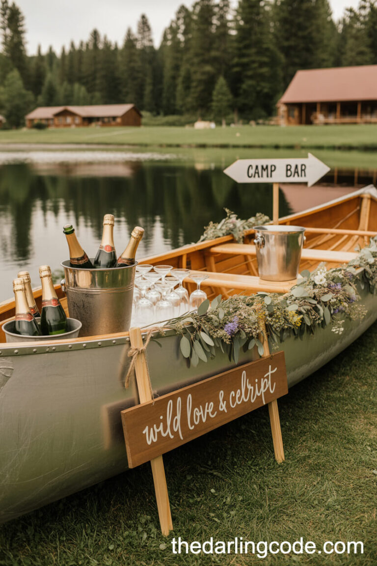 summer camp wedding ideas