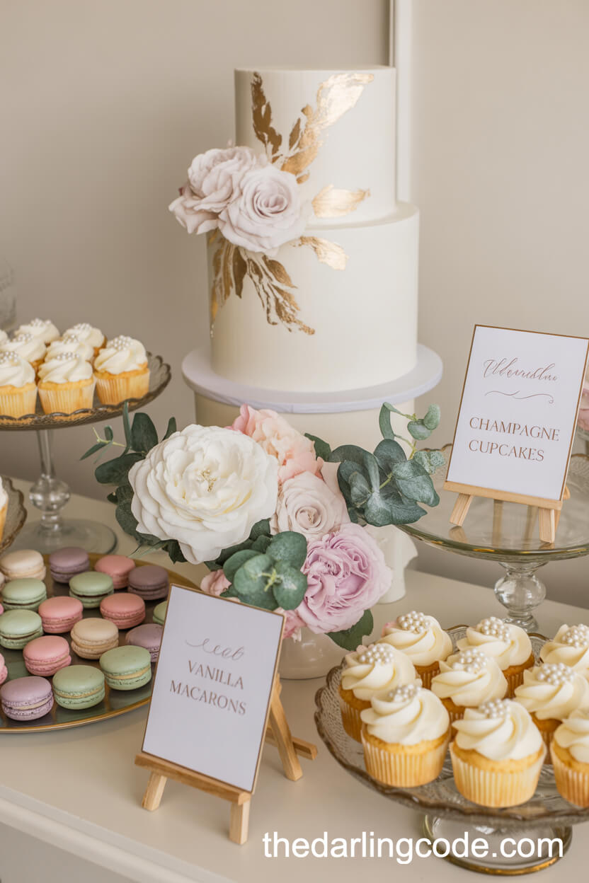 A Decadent Dessert Table Display