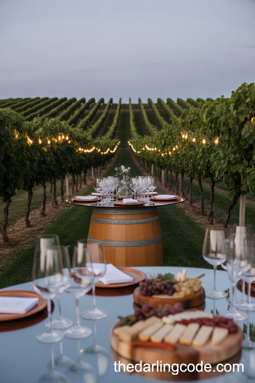 Rustic Vineyard Dinner Among The Vines