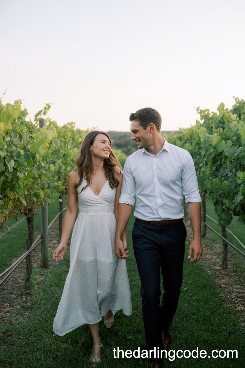Romantic Vineyard Walk
