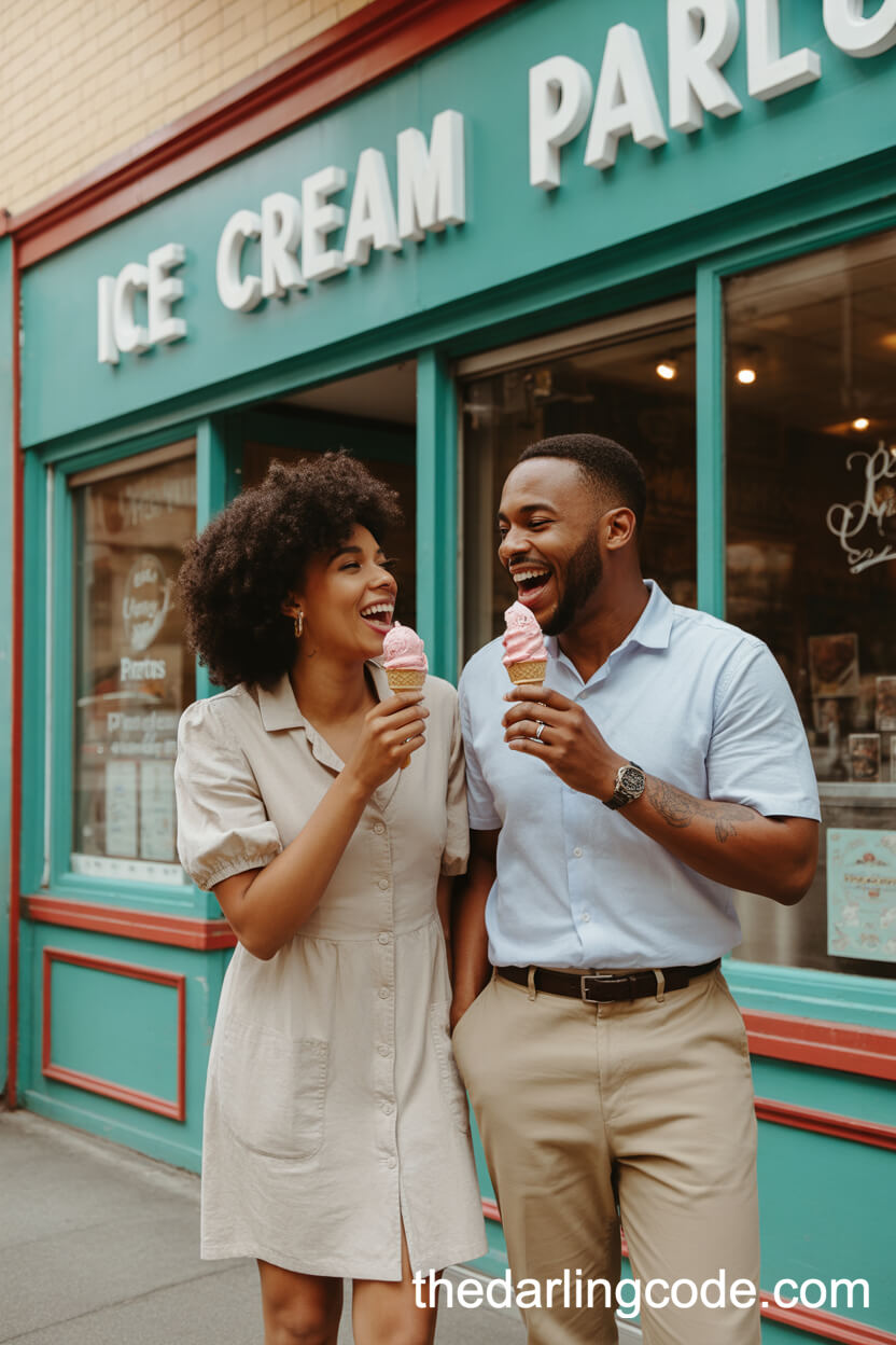 Playful Ice Cream Date