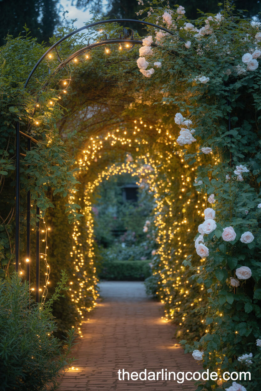 Fairy Light Walkway Arch
