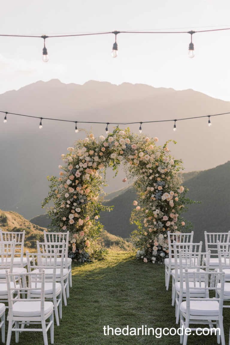 summer mountain wedding ideas