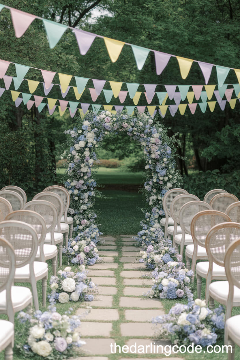 Periwinkle And Mint Green