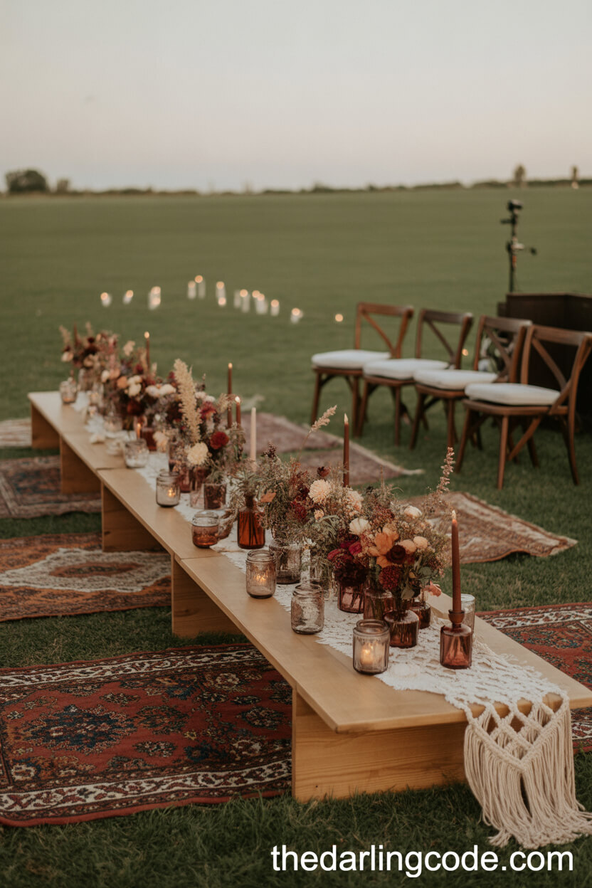 Terracotta And Burgundy