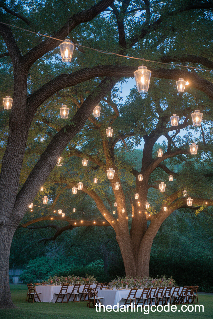 Twilight Garden Lantern Canopy Decor
