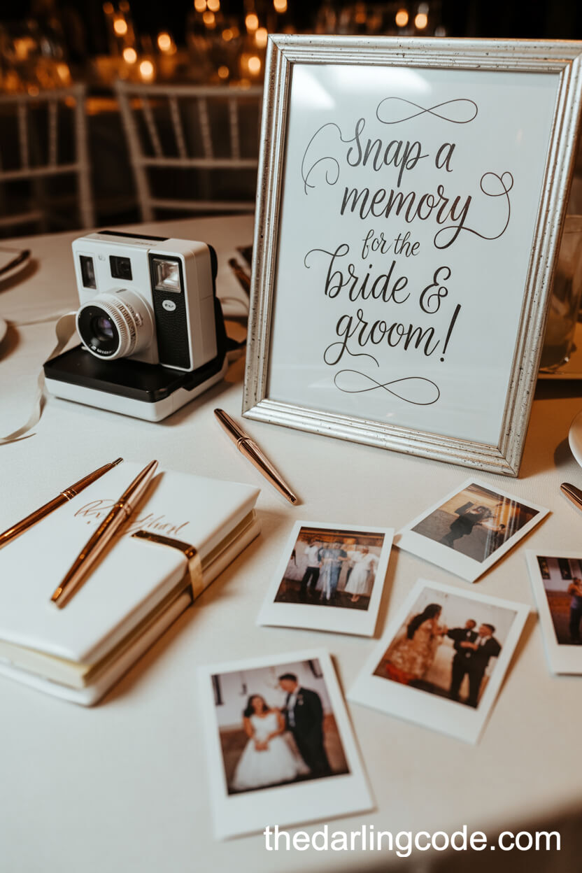 Self-Serve Photo Guest Book Station