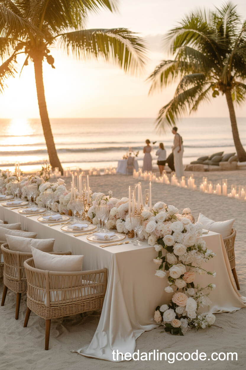 Luxurious Beachside Wedding Theme