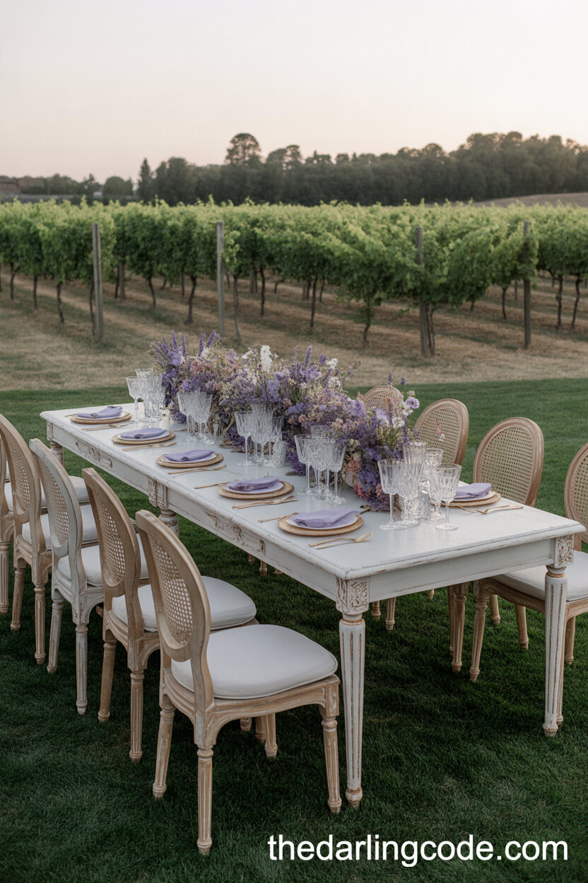 French Country Estate Wedding Theme