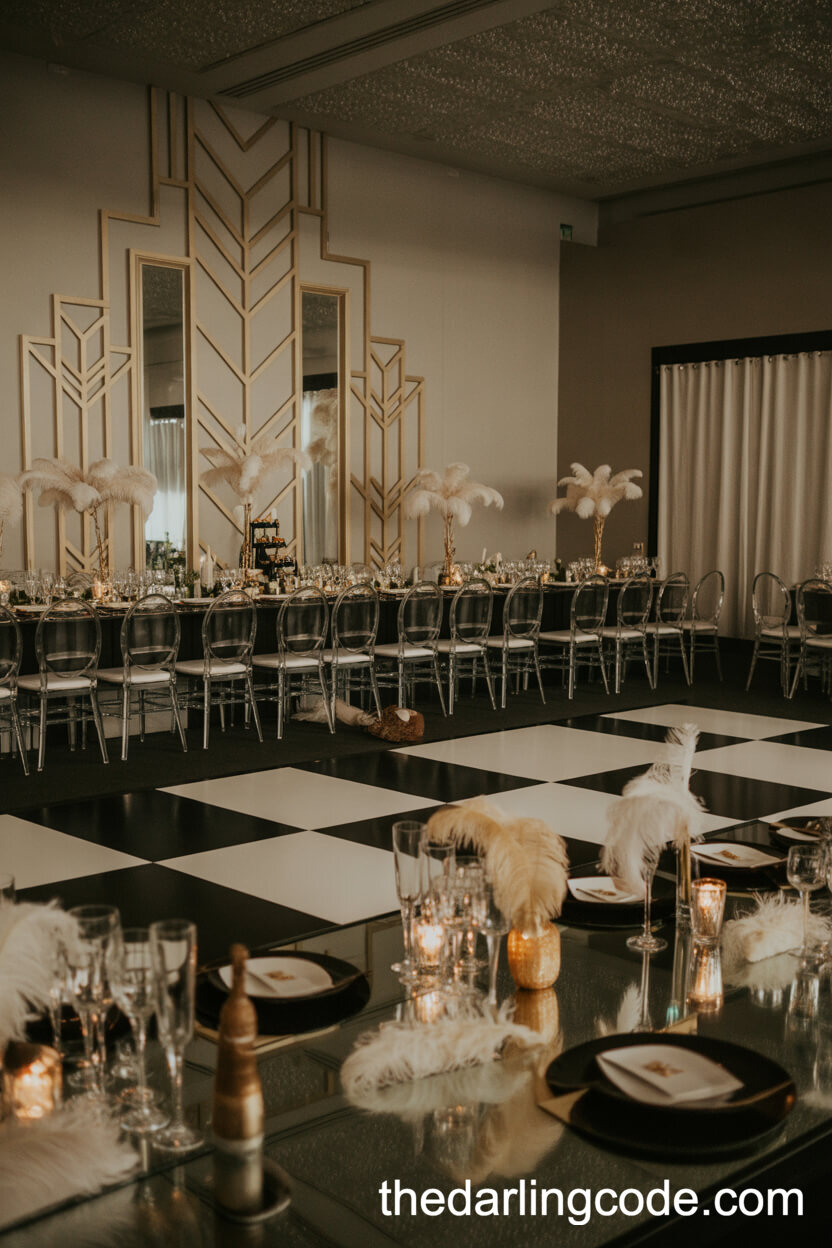 Art Deco Ballroom Wedding Theme
