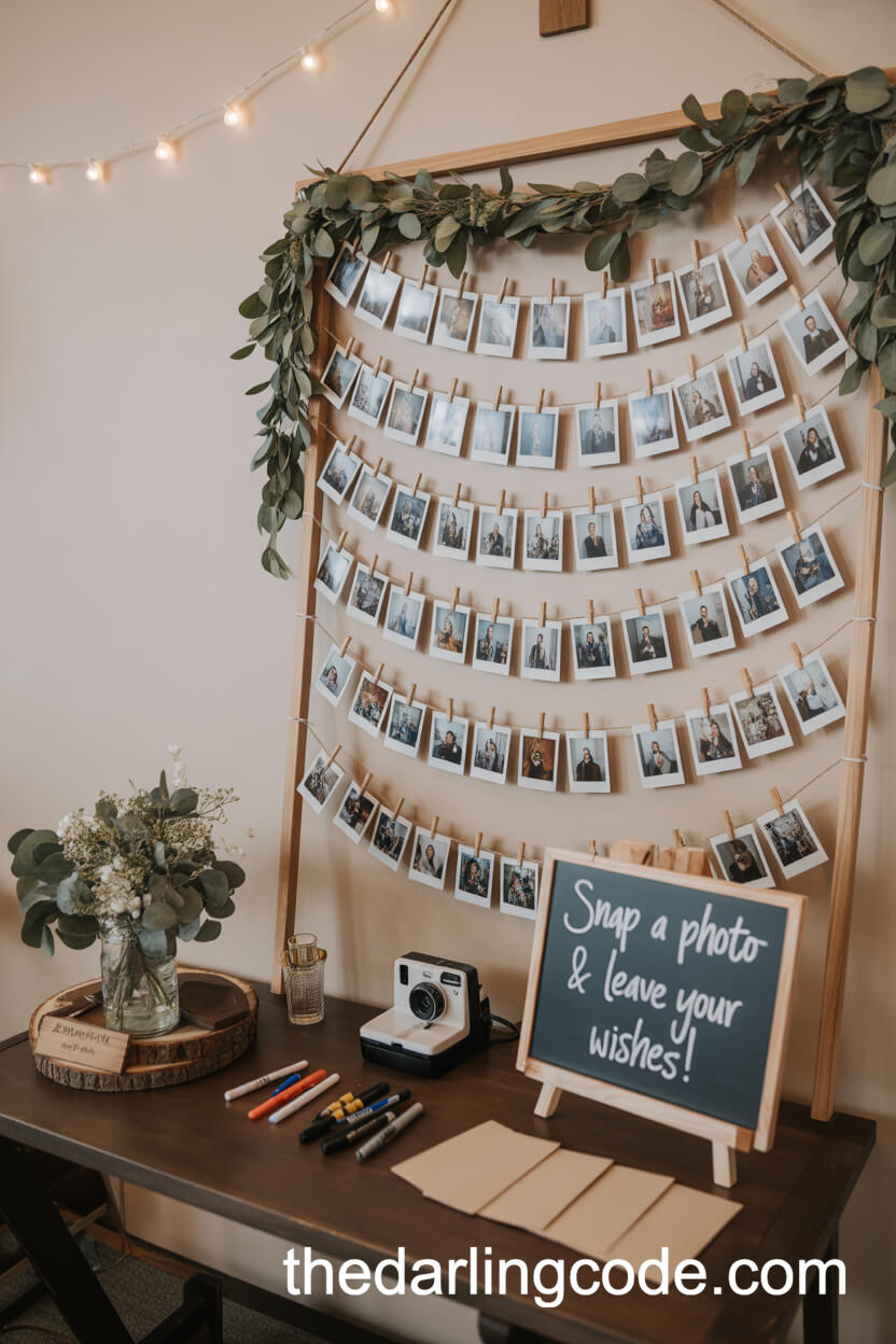 Polaroid Photo Guest Book