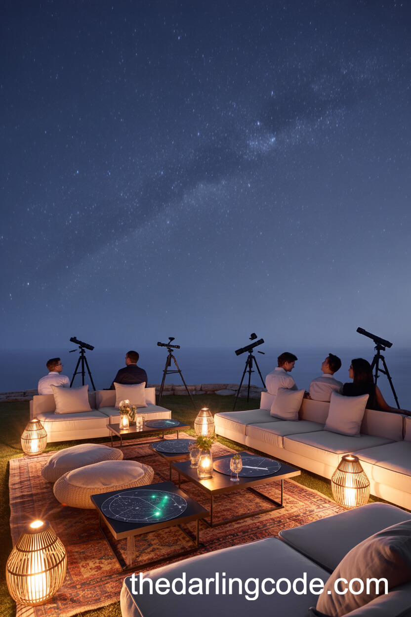 Stargazing Wedding Lounge