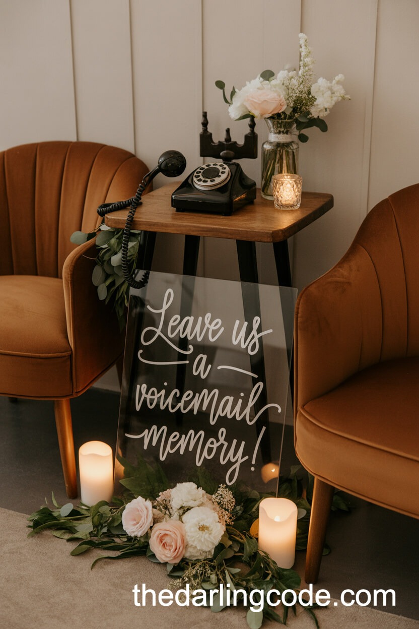 Audio Guest Book Station