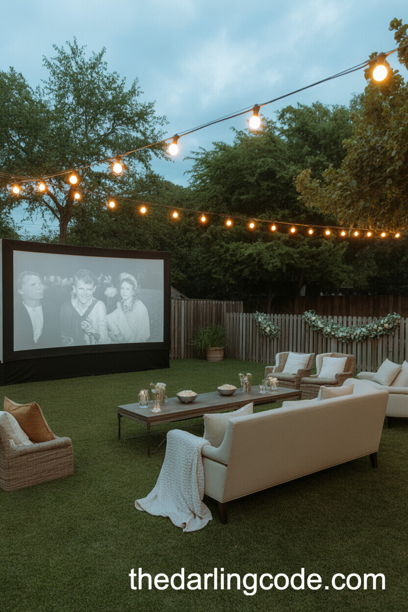 Backyard Movie Lounge