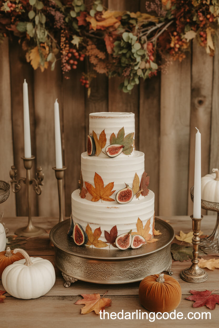 Vintage-Inspired Dessert Table With Autumn Accents