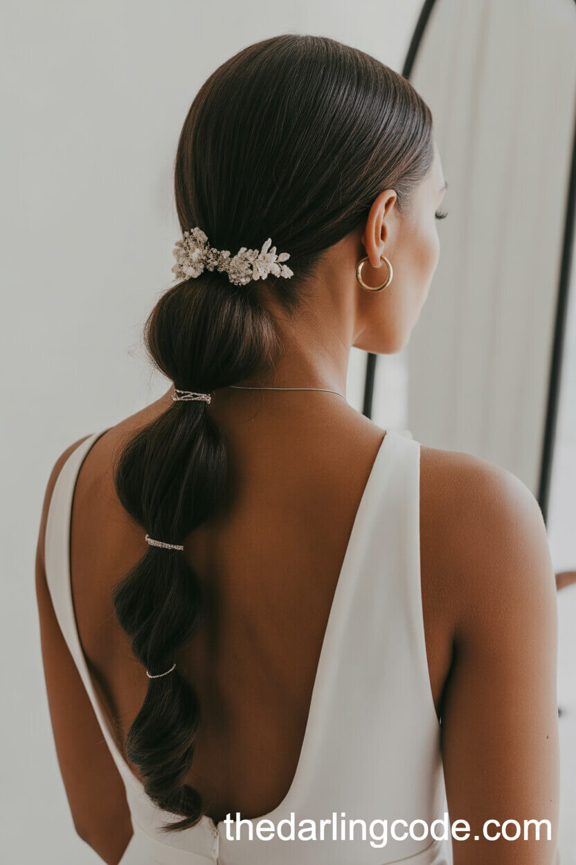 Sleek Half-Up Ponytail