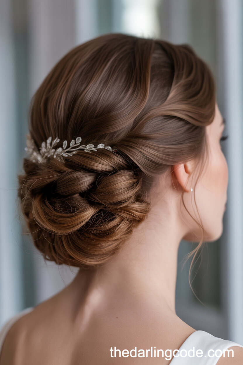Classic Low Chignon Updo