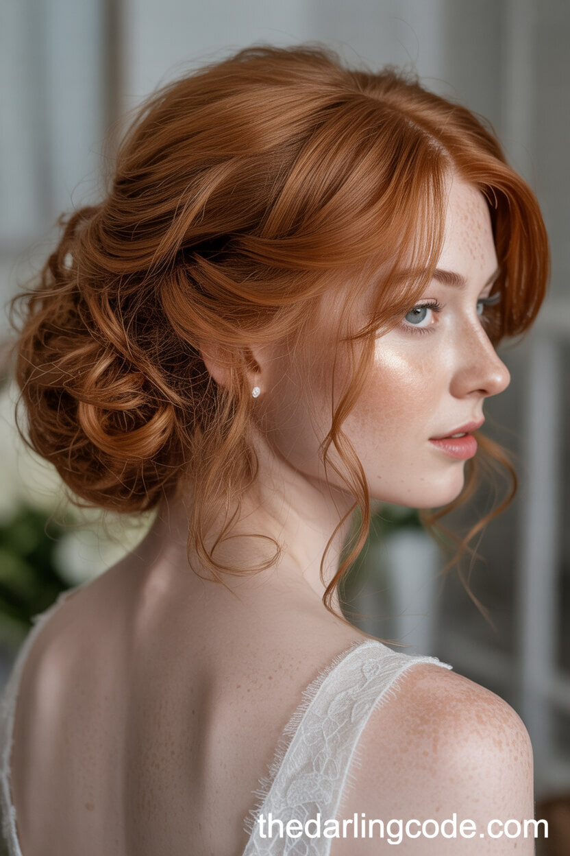 Voluminous Romantic Curled Updo
