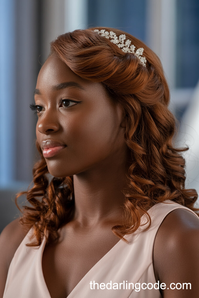 Twisted Sides Half Up With Soft Curls