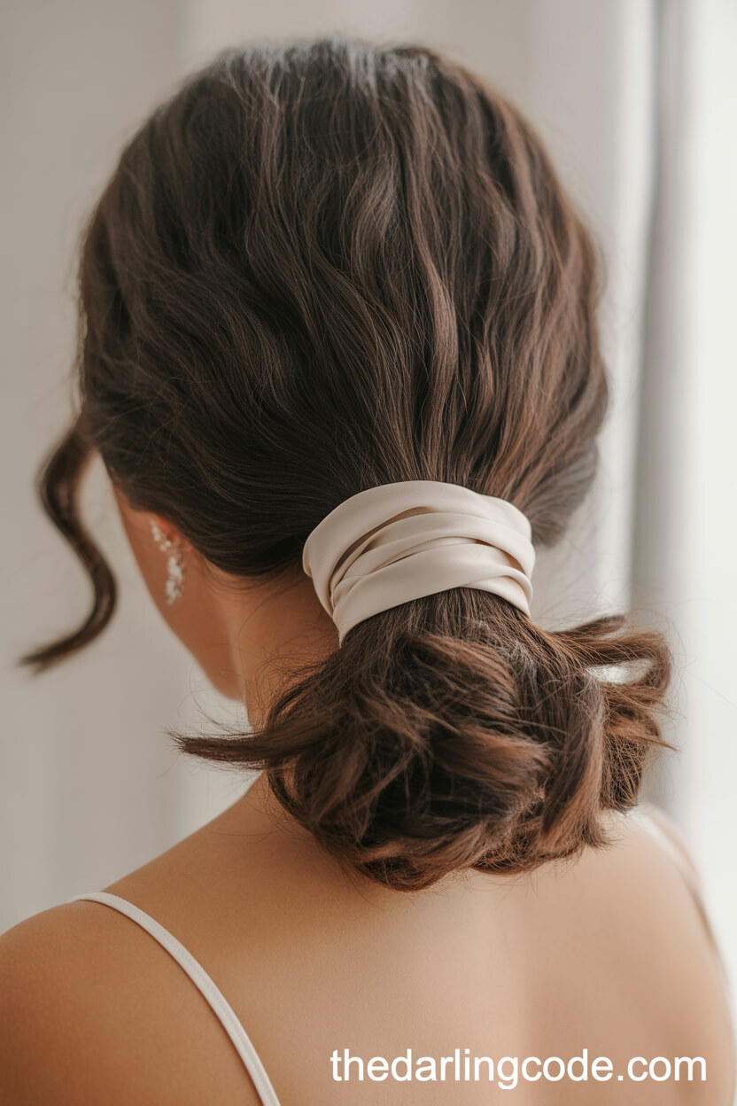 Wrap-Around Ribbon Ponytail