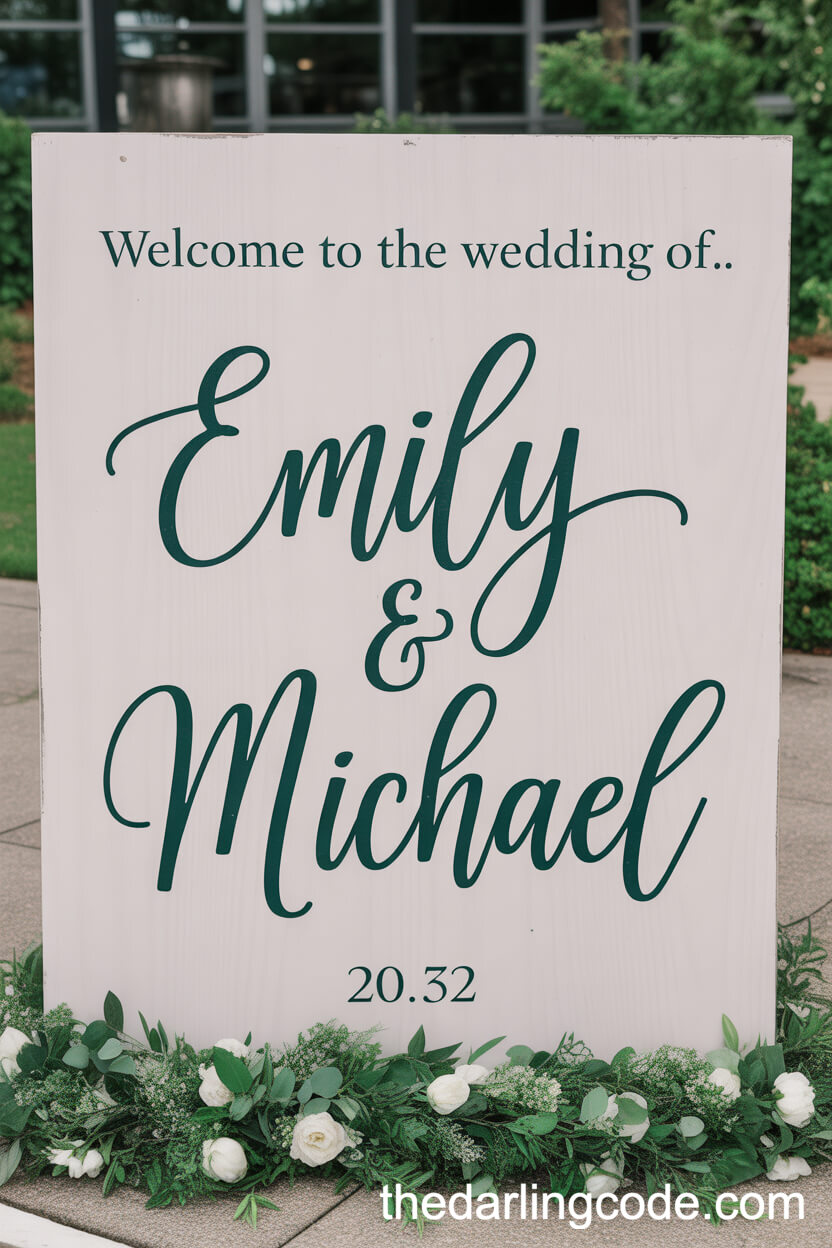 Majestic Staircase Decorated With Greenery