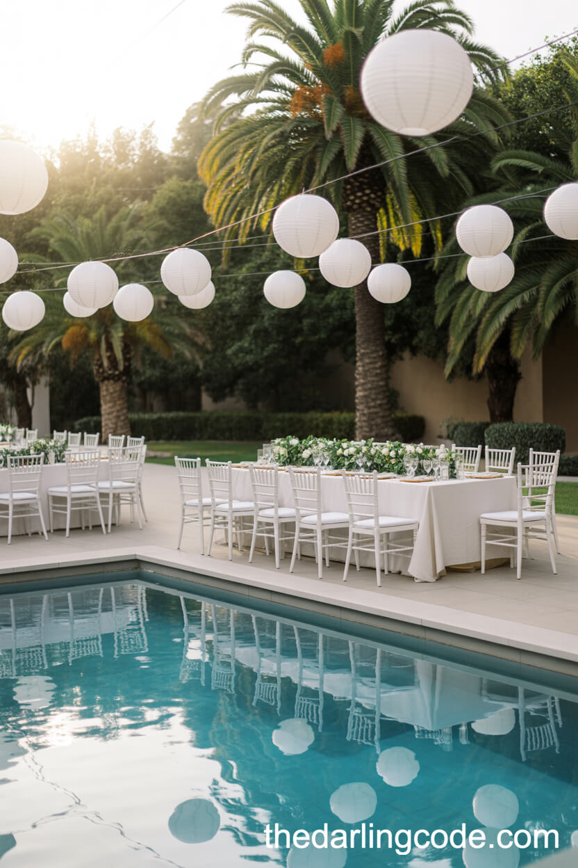 Dreamy Pathway Of Candles And Greenery