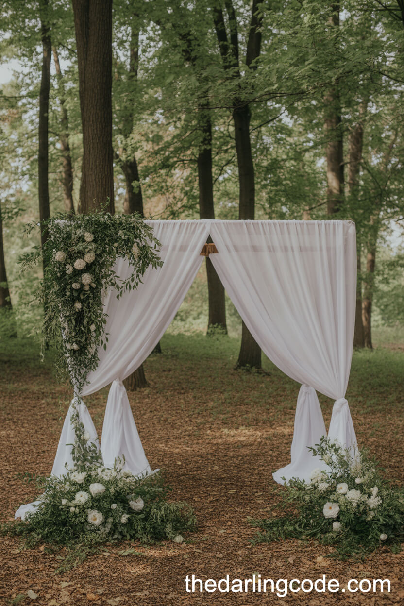 Festive Champagne Tower With Floral Accents