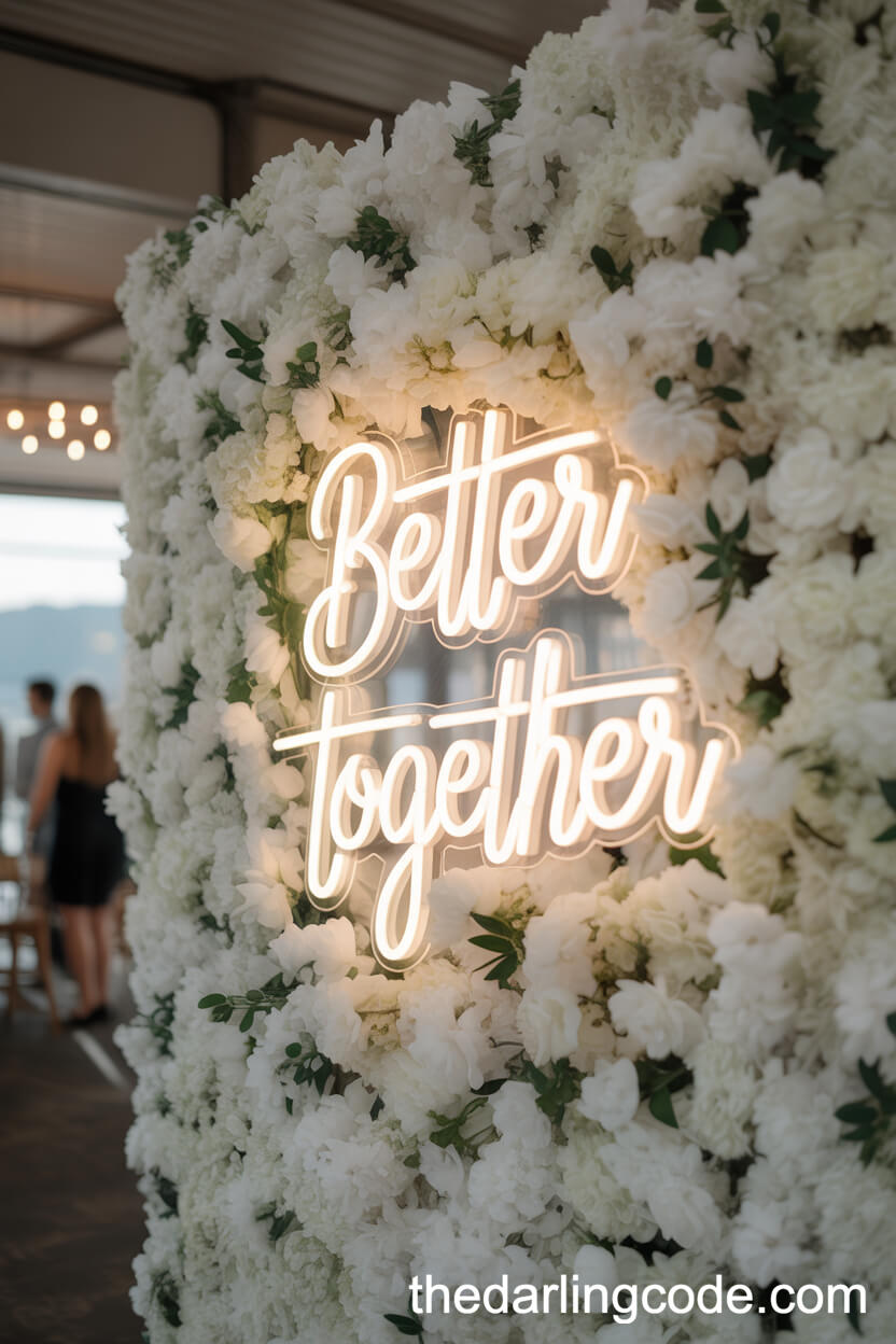 Luxurious White And Green Centerpiece Design