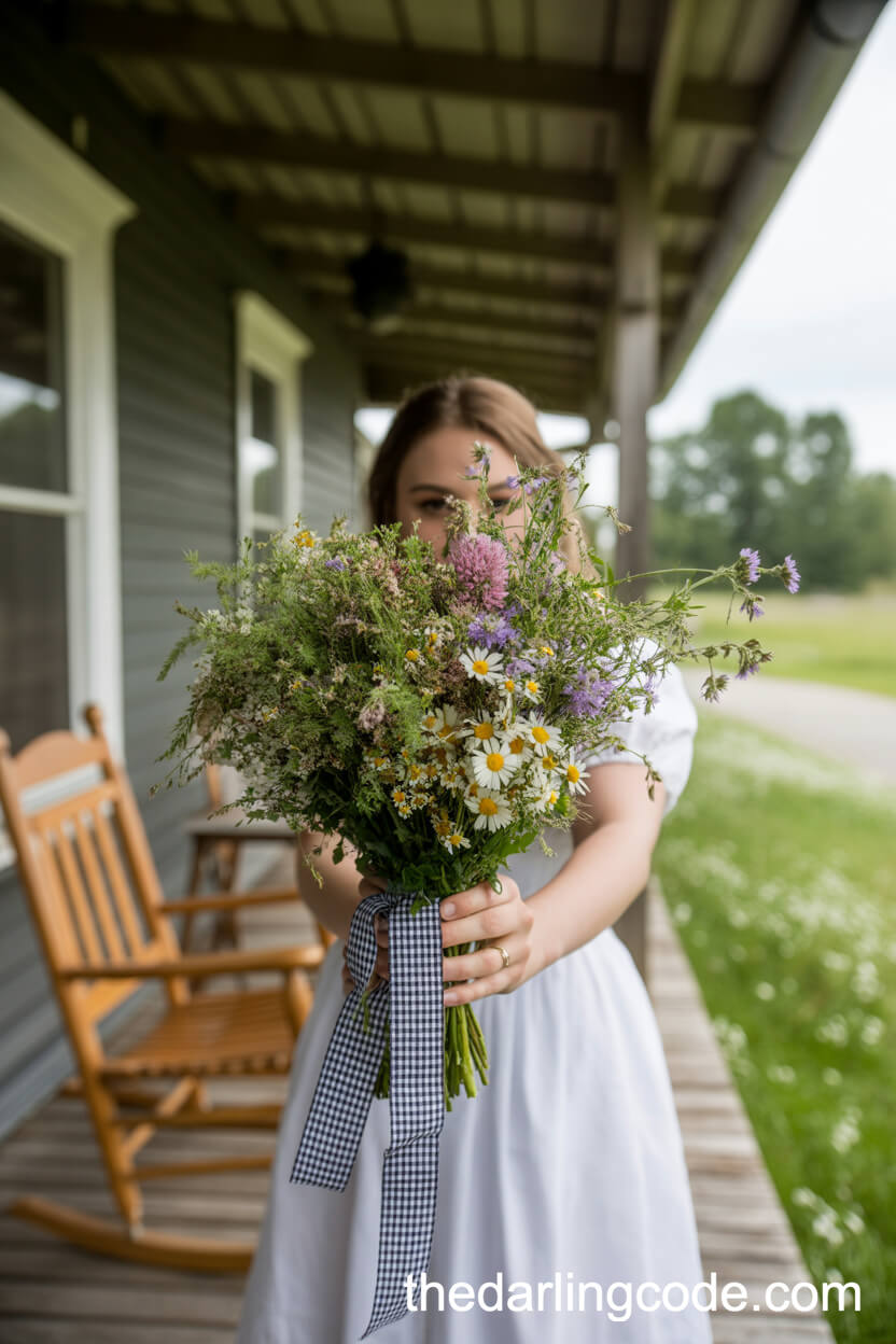 American Countryside Wildflower Bridal Bouquet