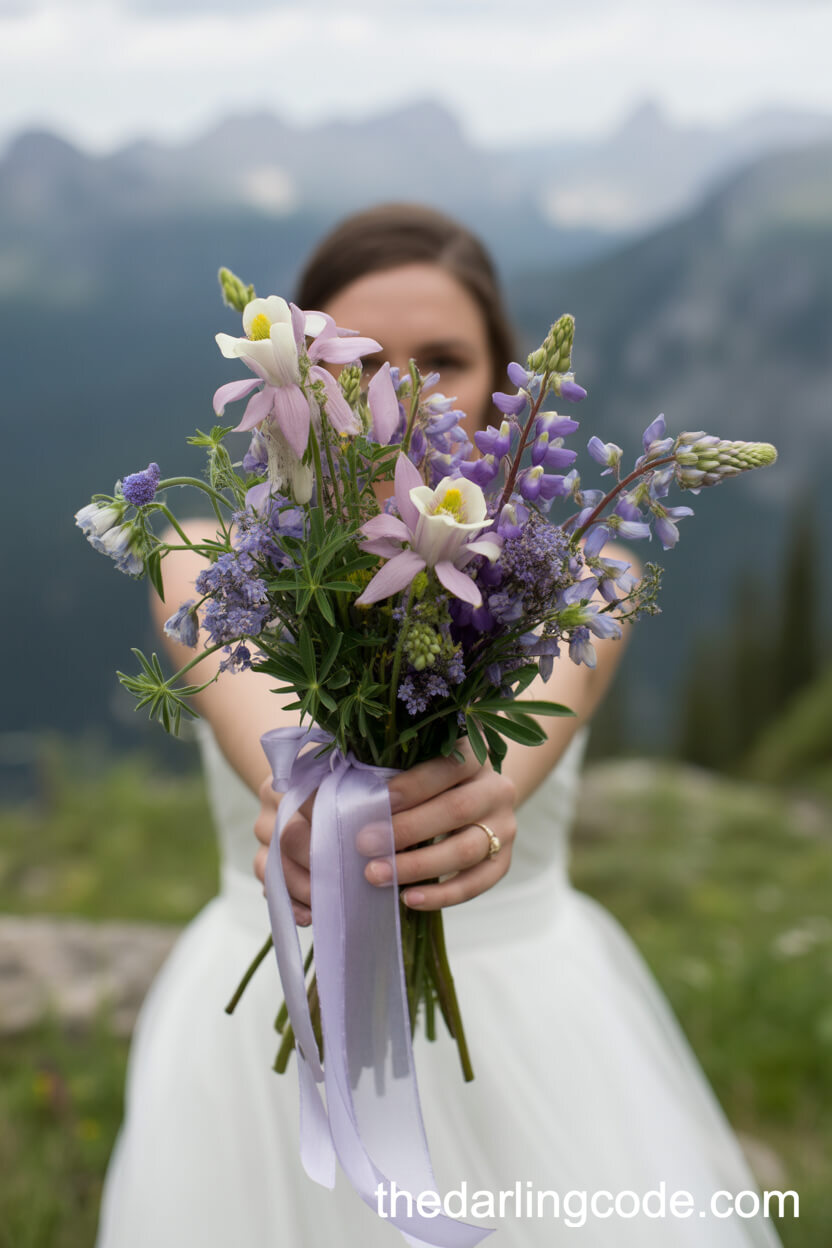 Mountain Wildflower Bridal Bouquet
